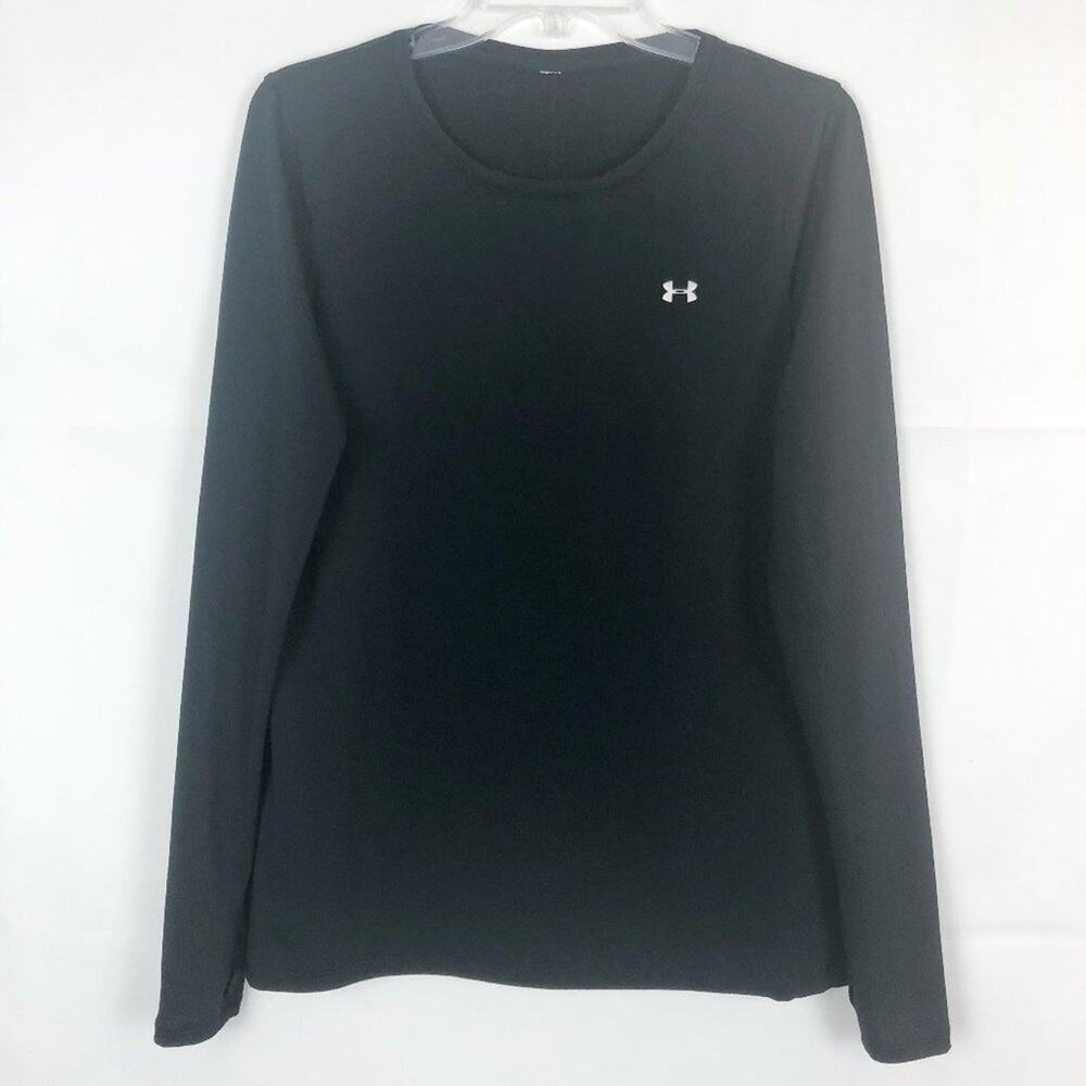 Under armour Women's Long Sleeve Active Black Pullover Size M/L